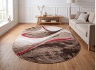 Тъкан килим MAGNOLIA 097 d.beige/red елипса